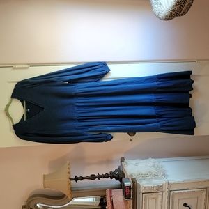 Old Navy blue denim long-sleeve dress size XL Tall